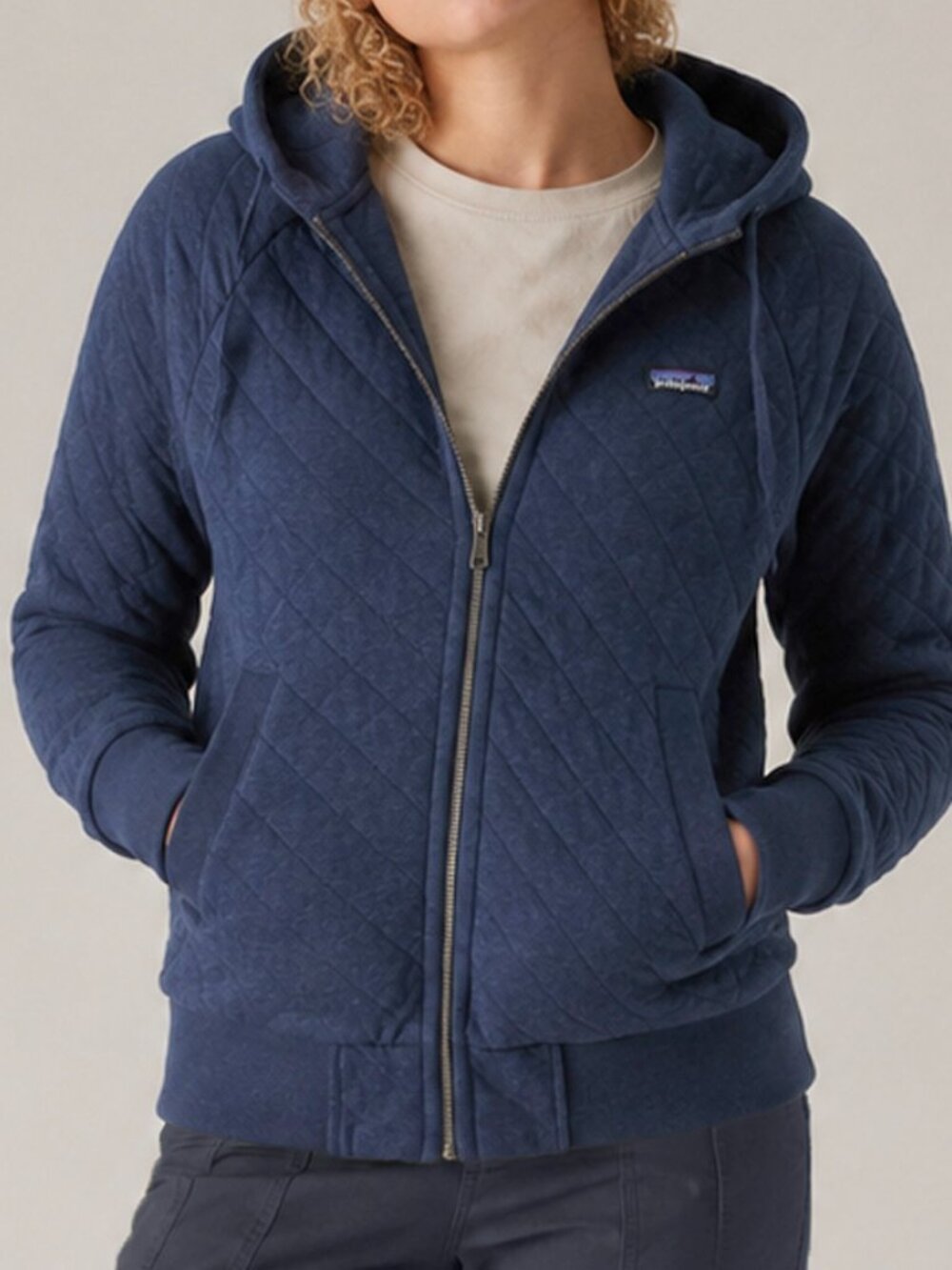 Patagonia Quilted Zip Up Hoodie